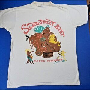 SOWETO STREET BEAT Dance Company Vintage 1993 T-Shirt Men's Size Large Zulu